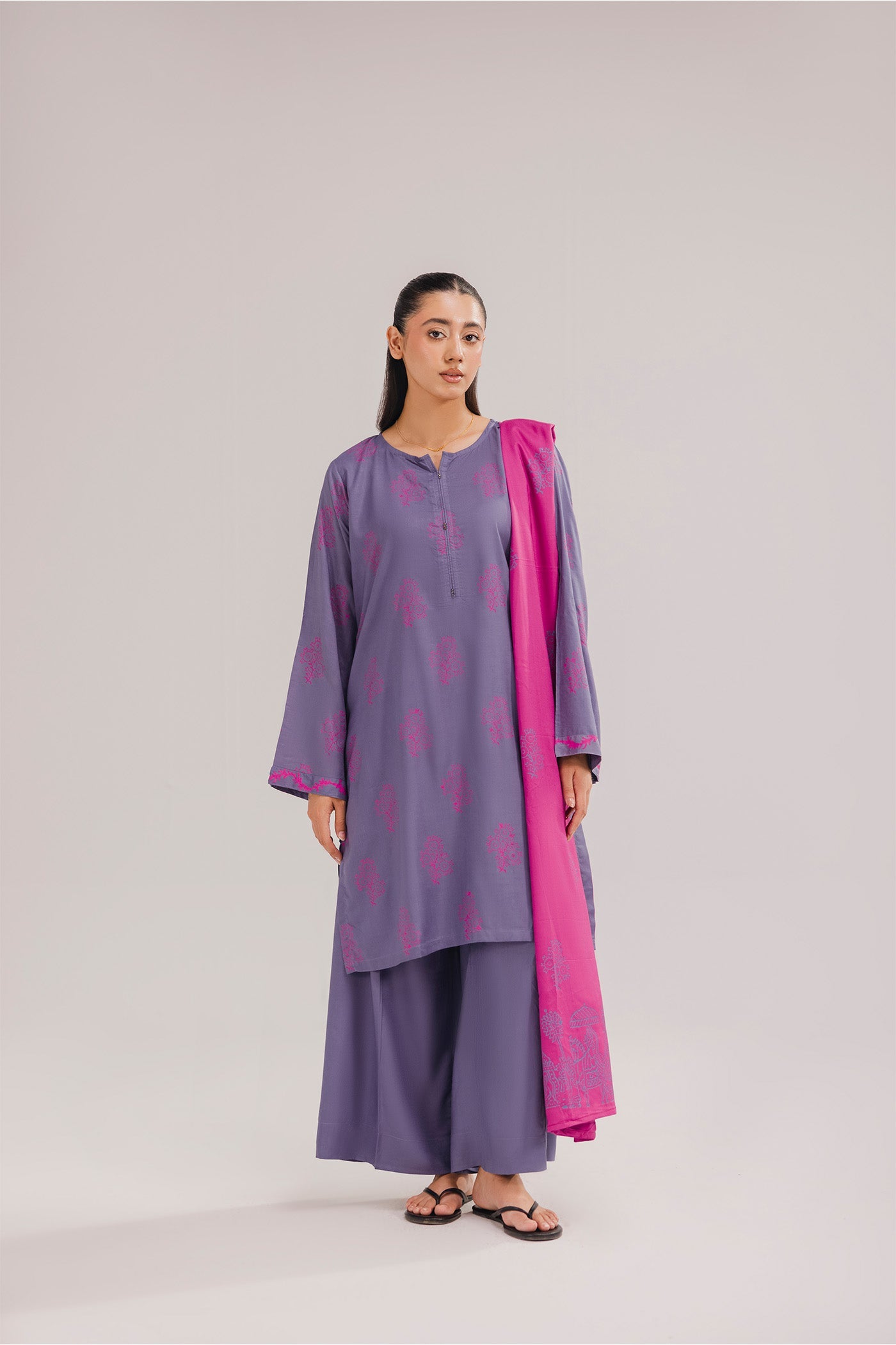 3 PIECE PRINTED LINEN INTERMIX