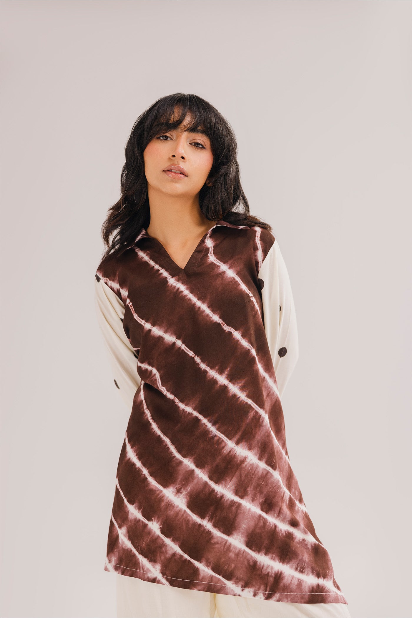 3 Piece Printed Linen Intermix