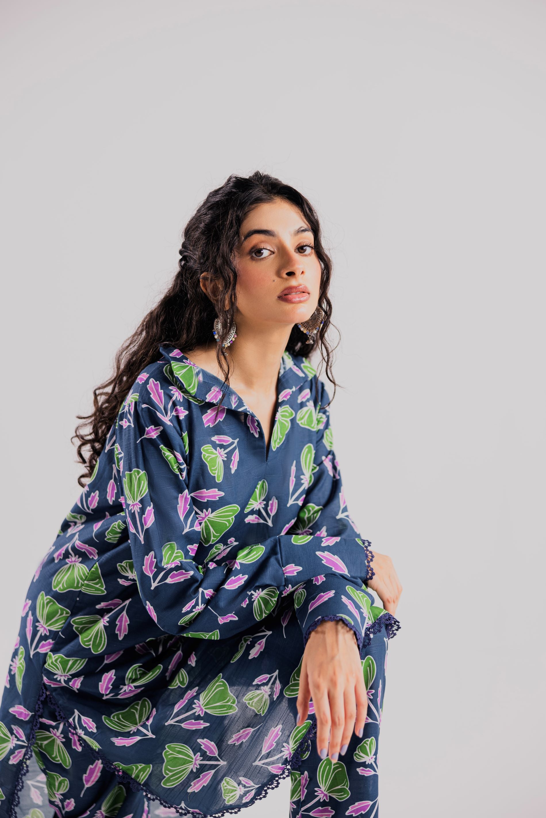 3 Piece Unstitched Printed Khaddar Suit (KWU24606)