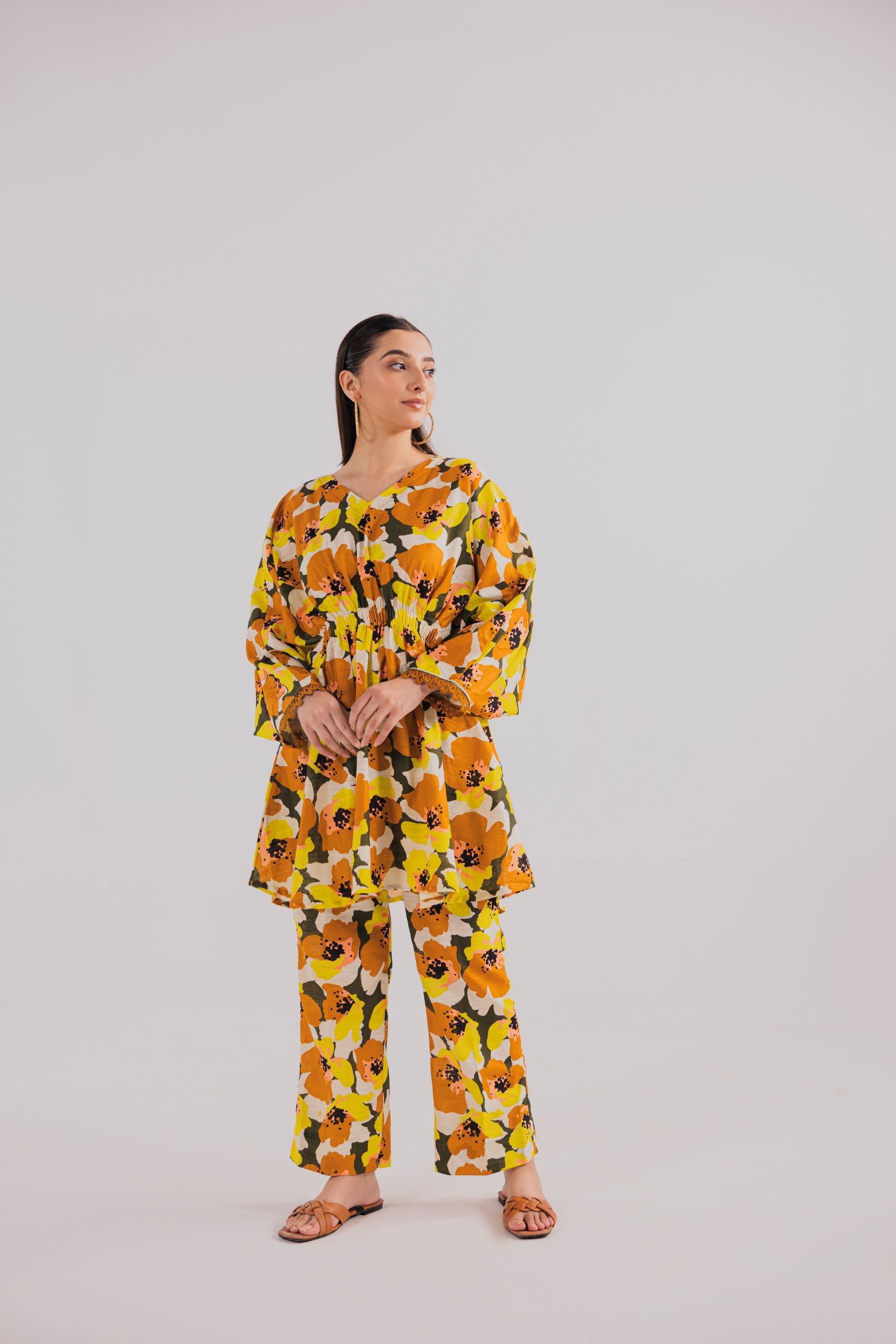 3 Piece Unstitched Printed Khaddar Suit (KWU24601)