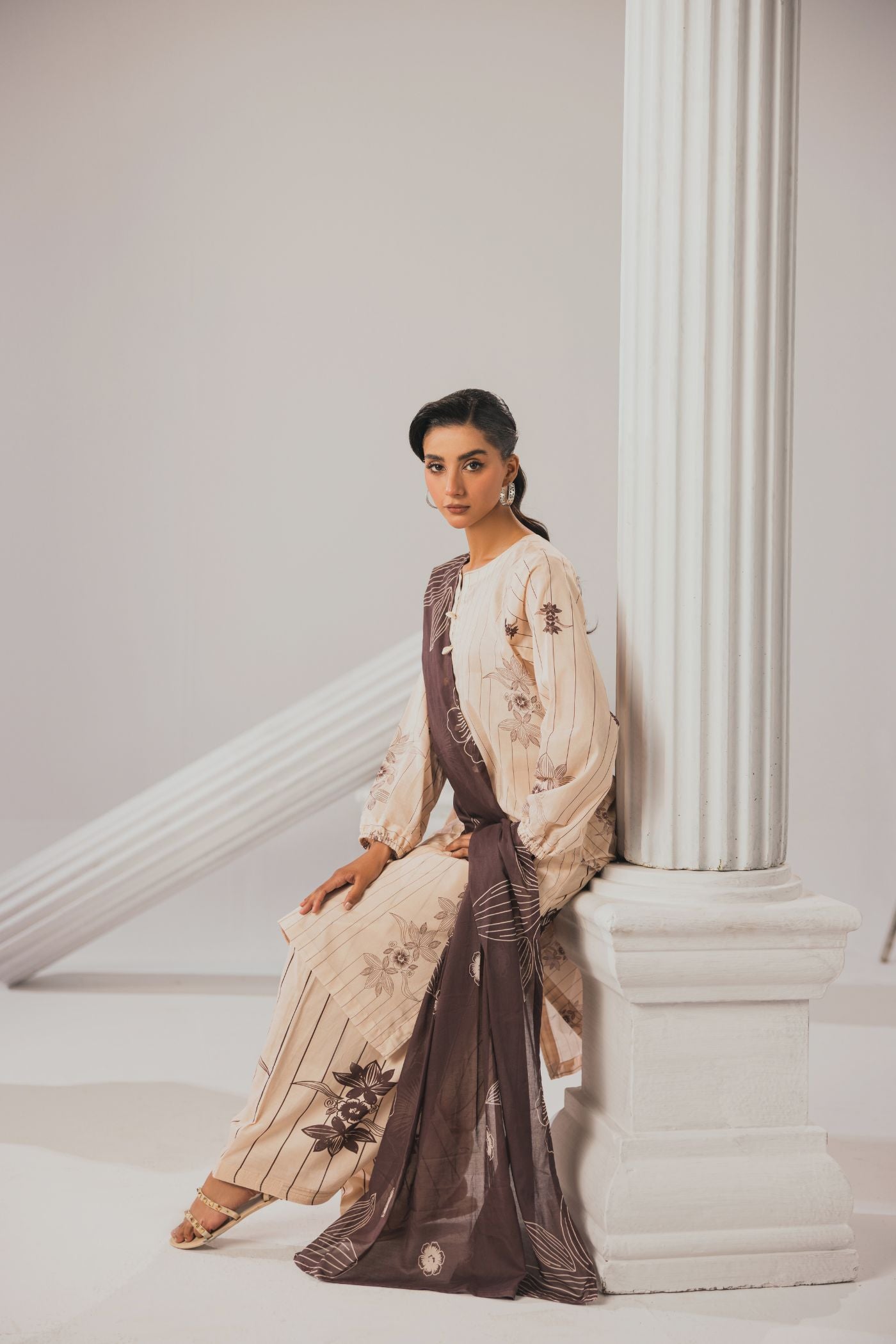 3 Piece Unstitched Printed Lawn Suit (Yürekli)