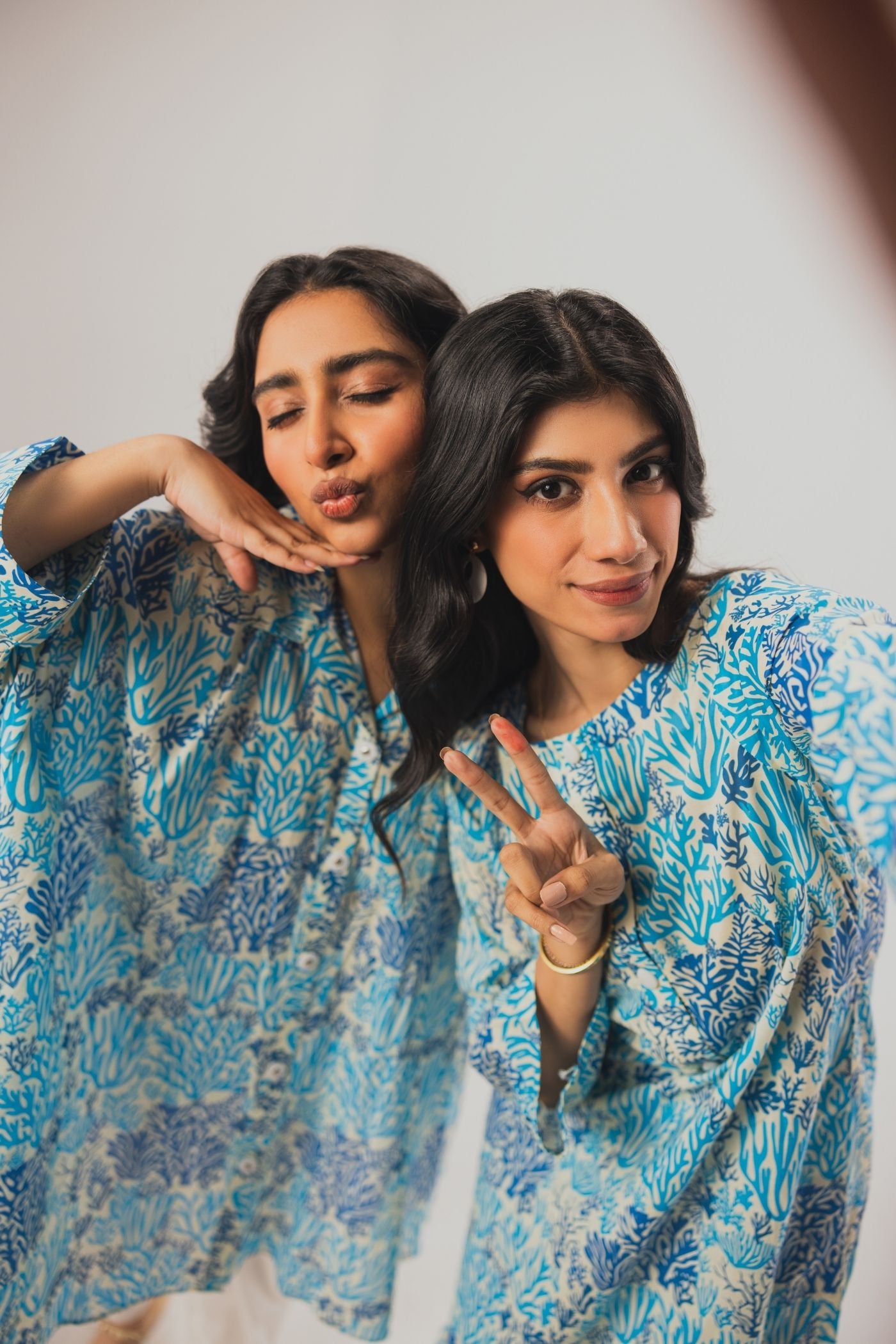 Premium Digital Printed Lawn Fabric (Under the Sea)