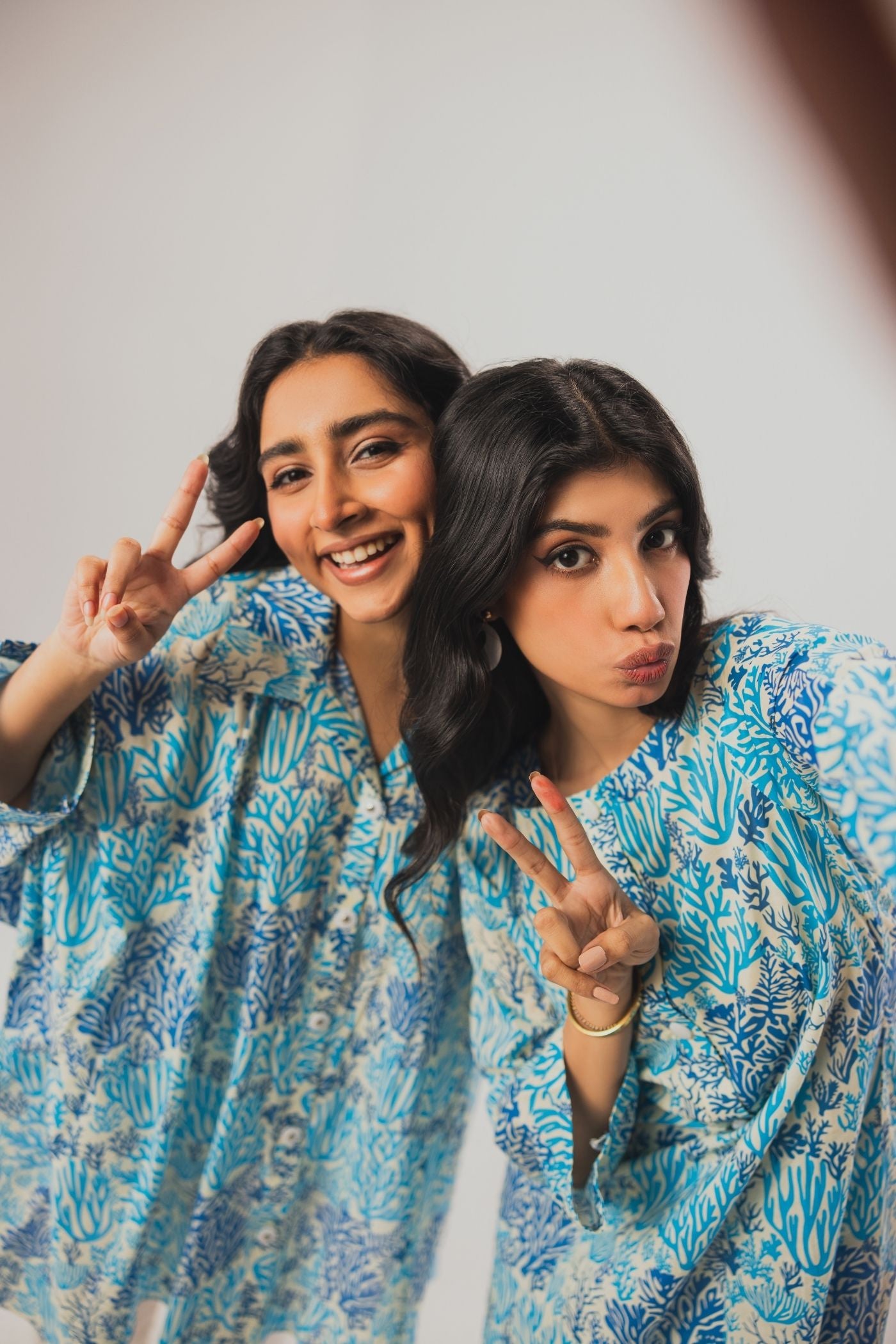 Premium Digital Printed Lawn Fabric (Under the Sea)