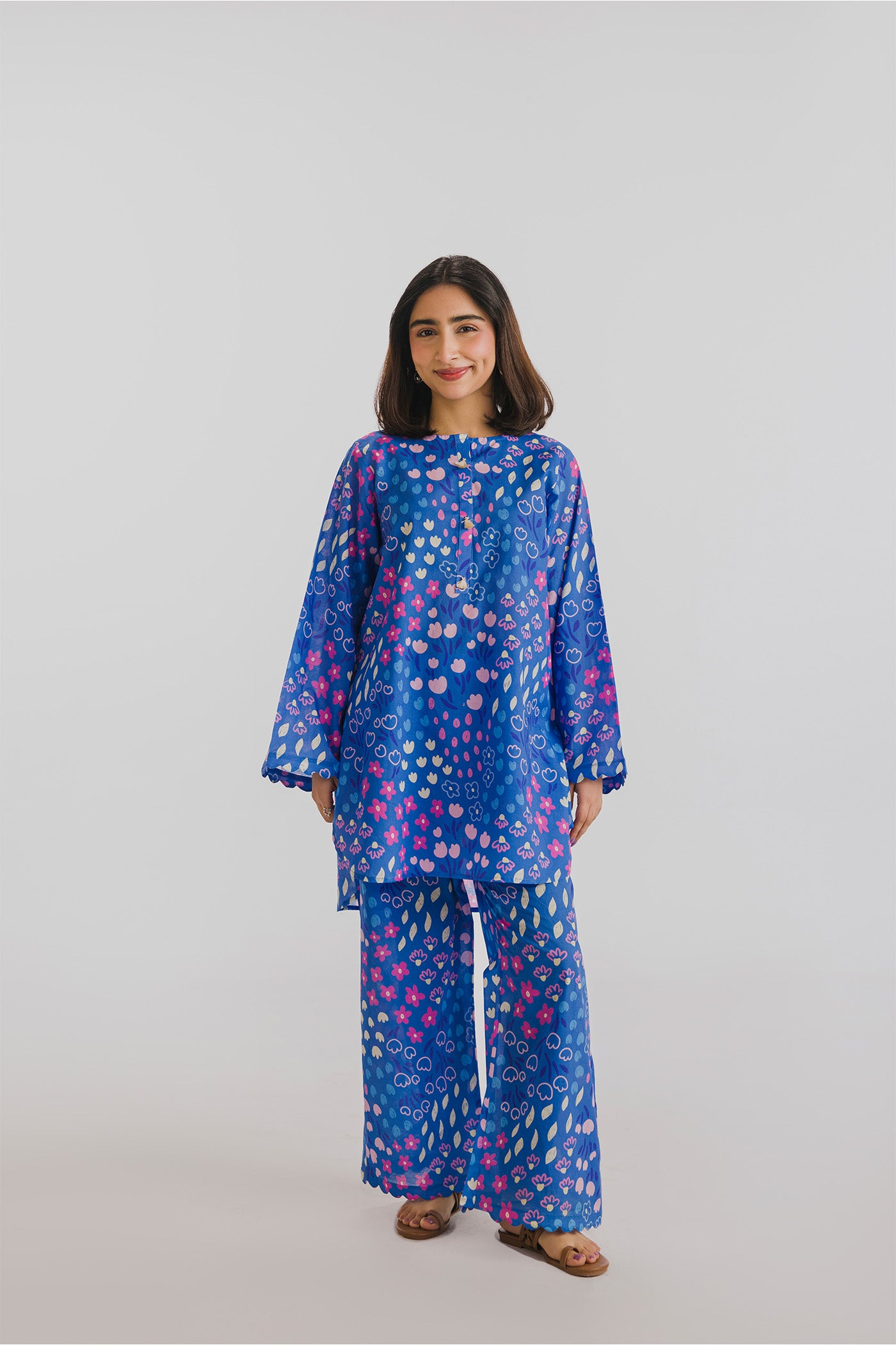 Premium Printed Co-ords Stitched (Teenberry Bloom)