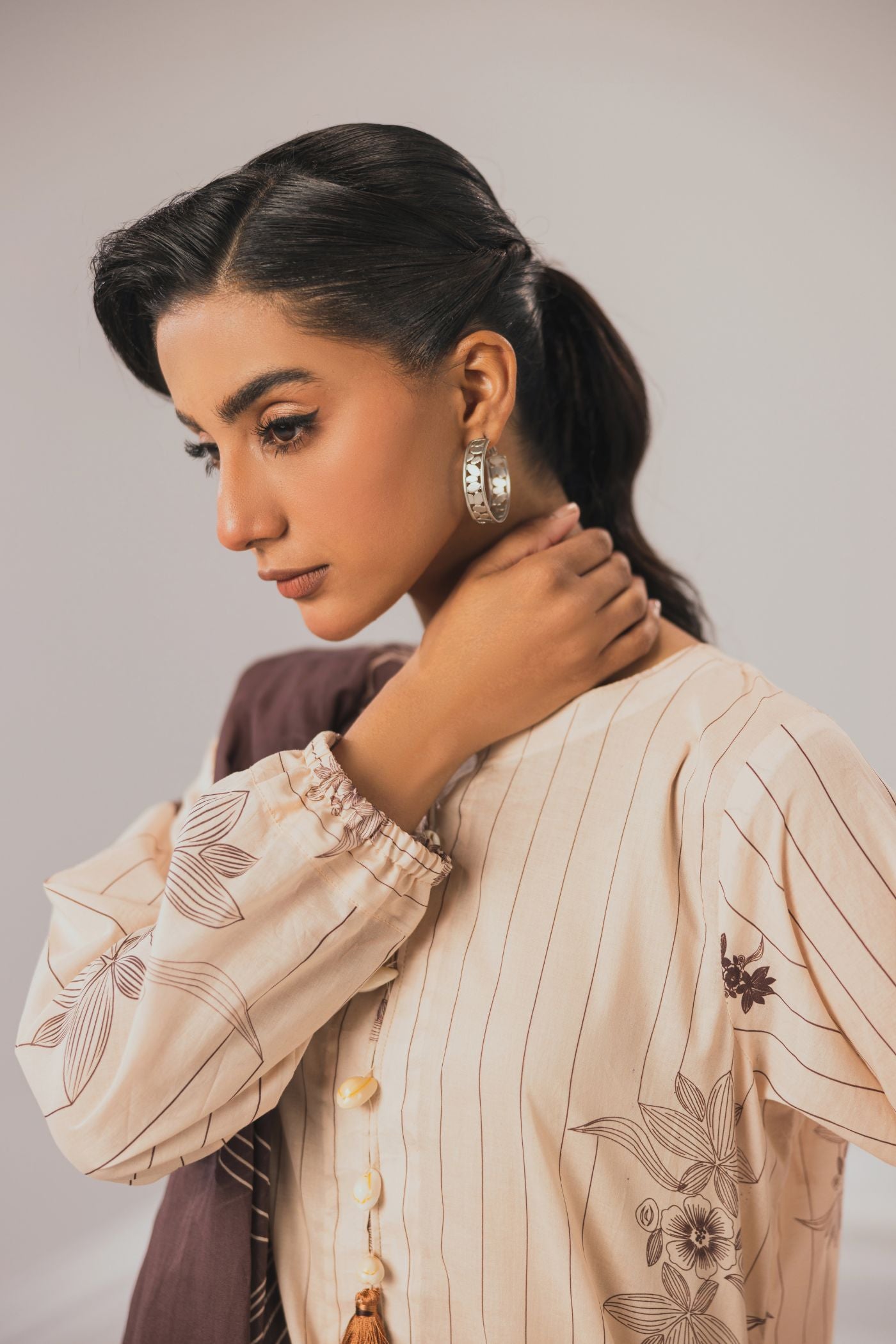 3 Piece Unstitched Printed Lawn Suit (Yürekli)