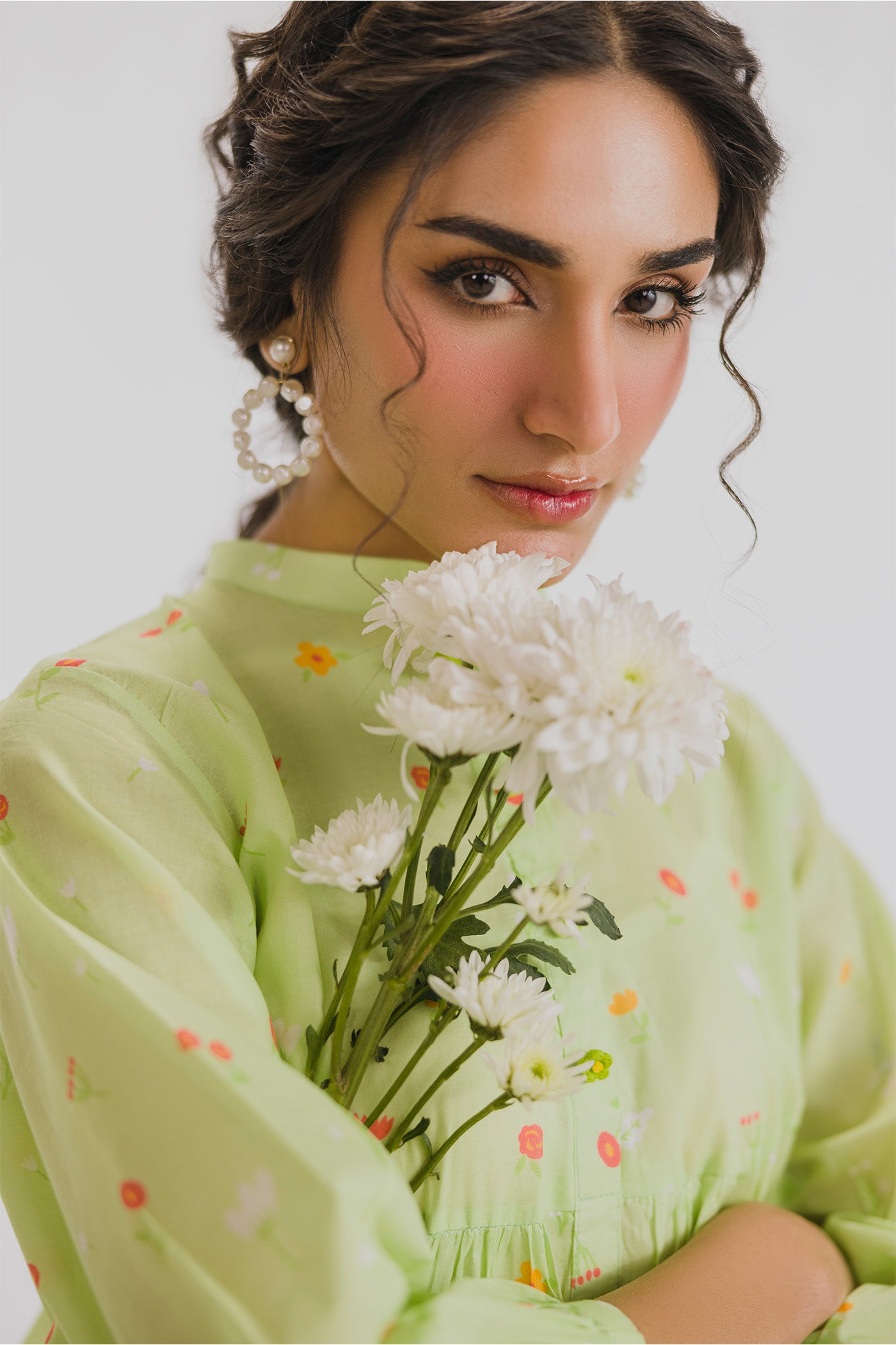 Premium Printed Co-ords Stitched (Mint Medow)