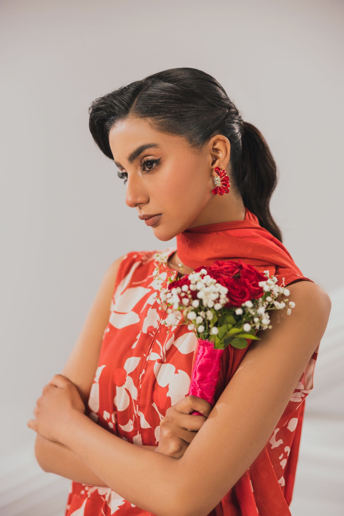 3 Piece Unstitched Printed Lawn Suit (Kahraman)