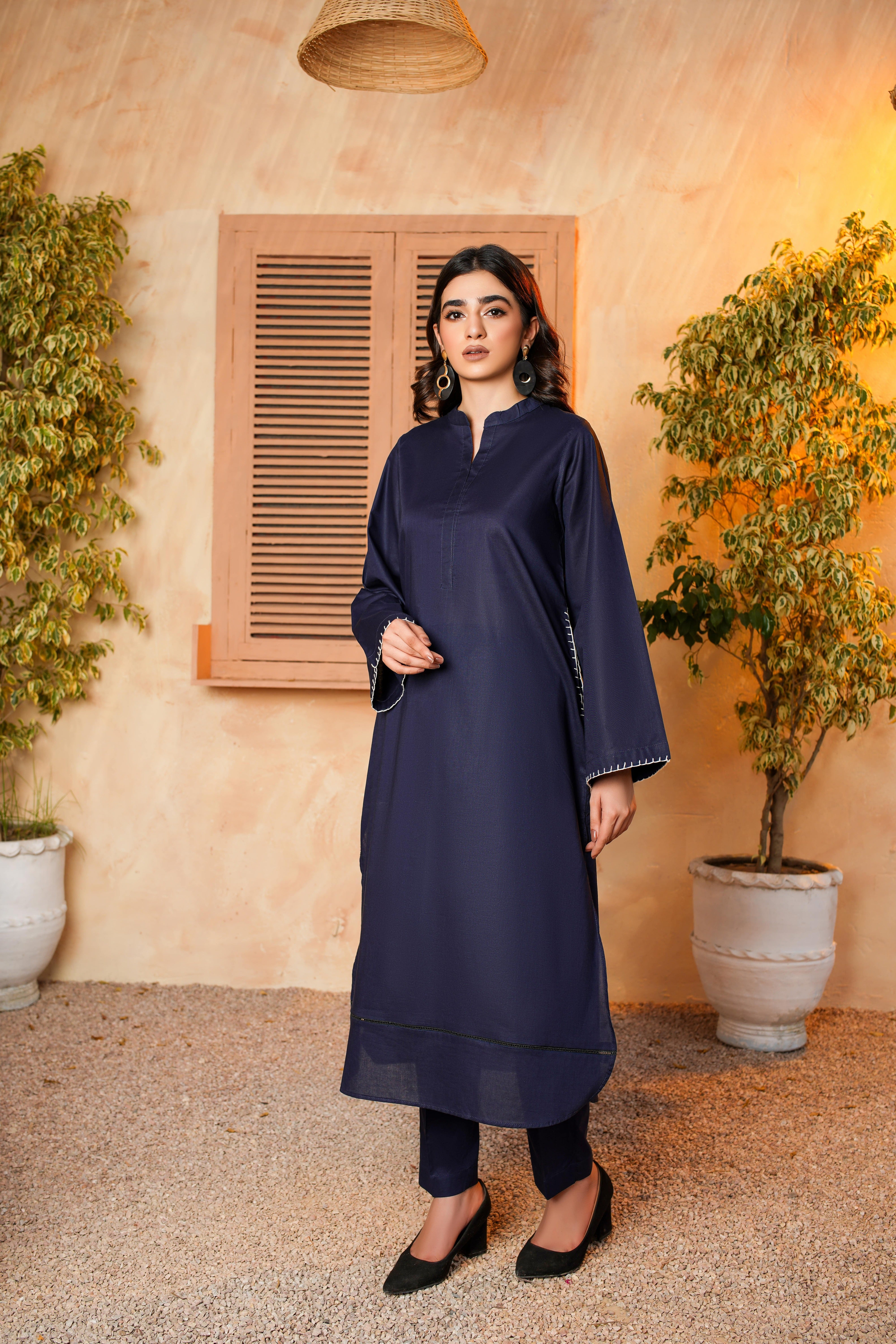 2 Piece Cambric Suit (KWS24401)