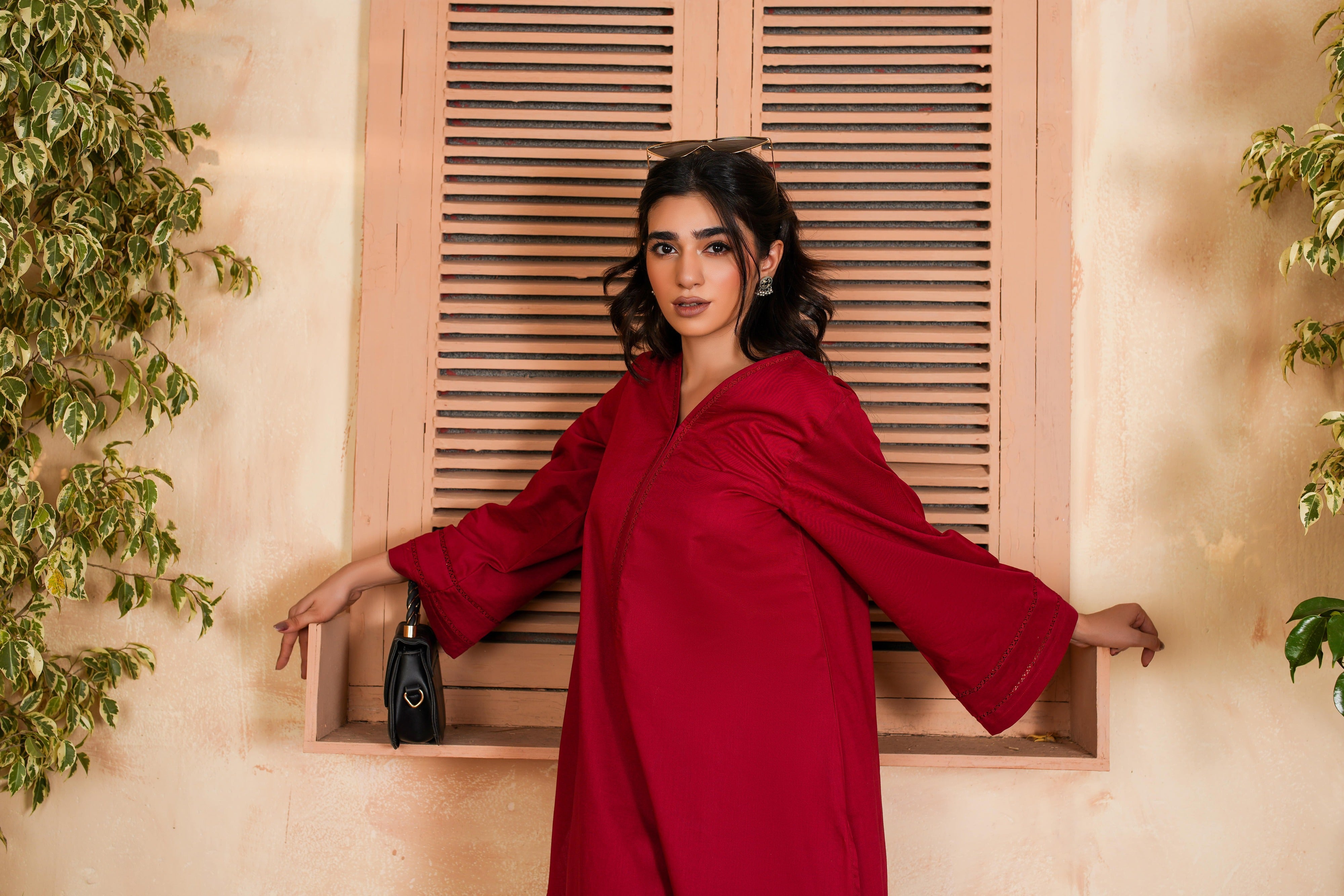 2 Piece Cambric Suit (KWS24403)