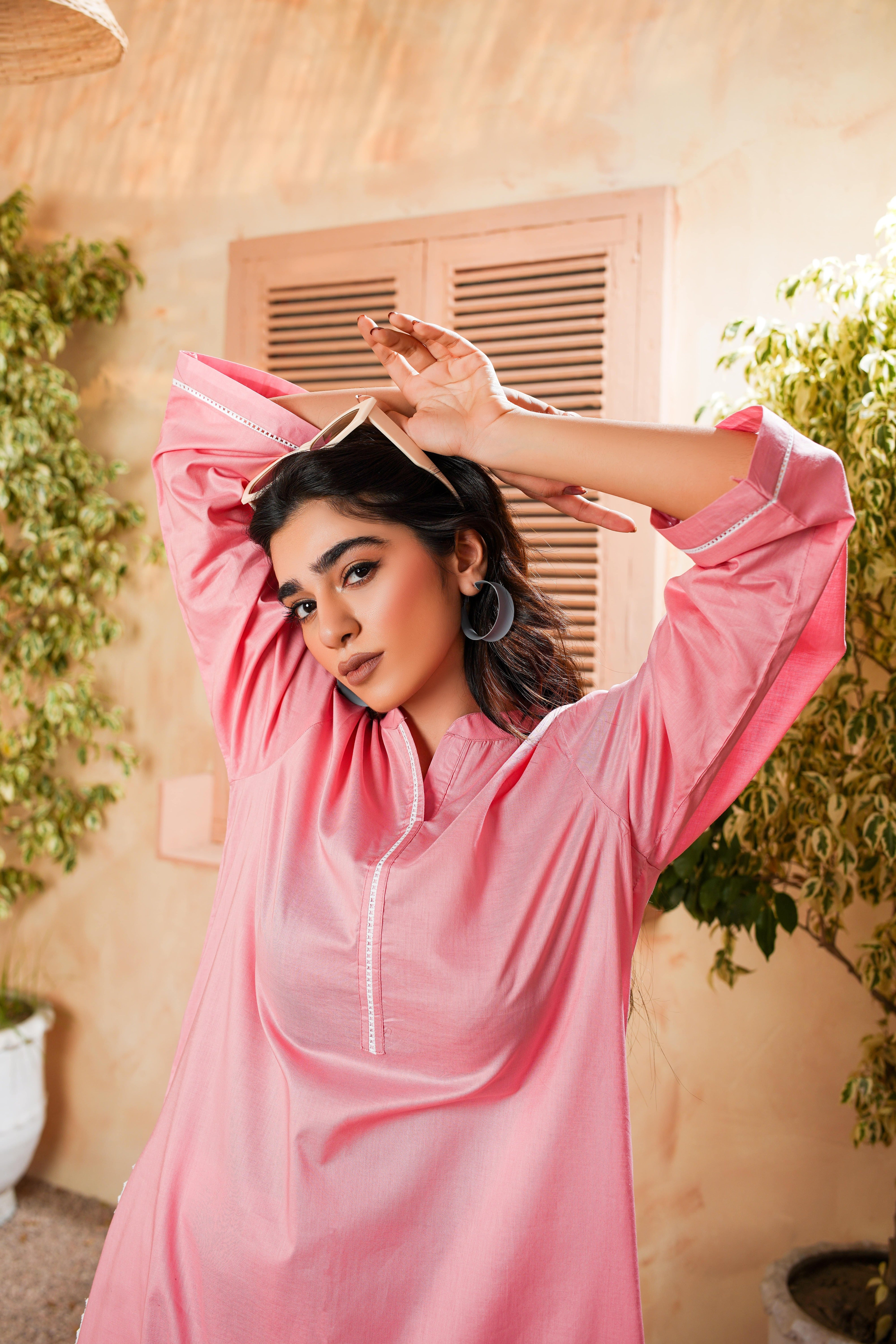 2 Piece Cambric Suit (KWS24405)