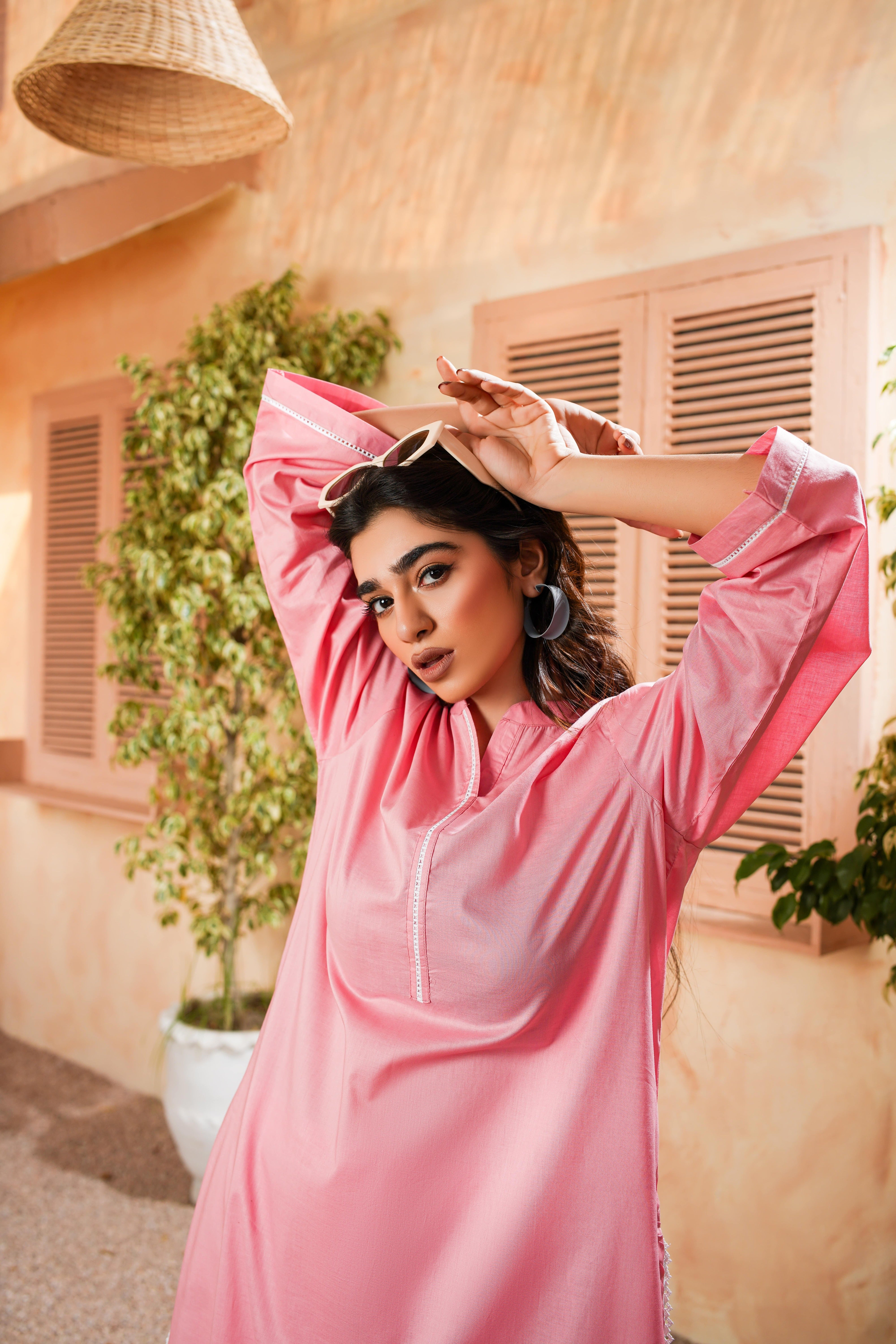 2 Piece Cambric Suit (KWS24405)